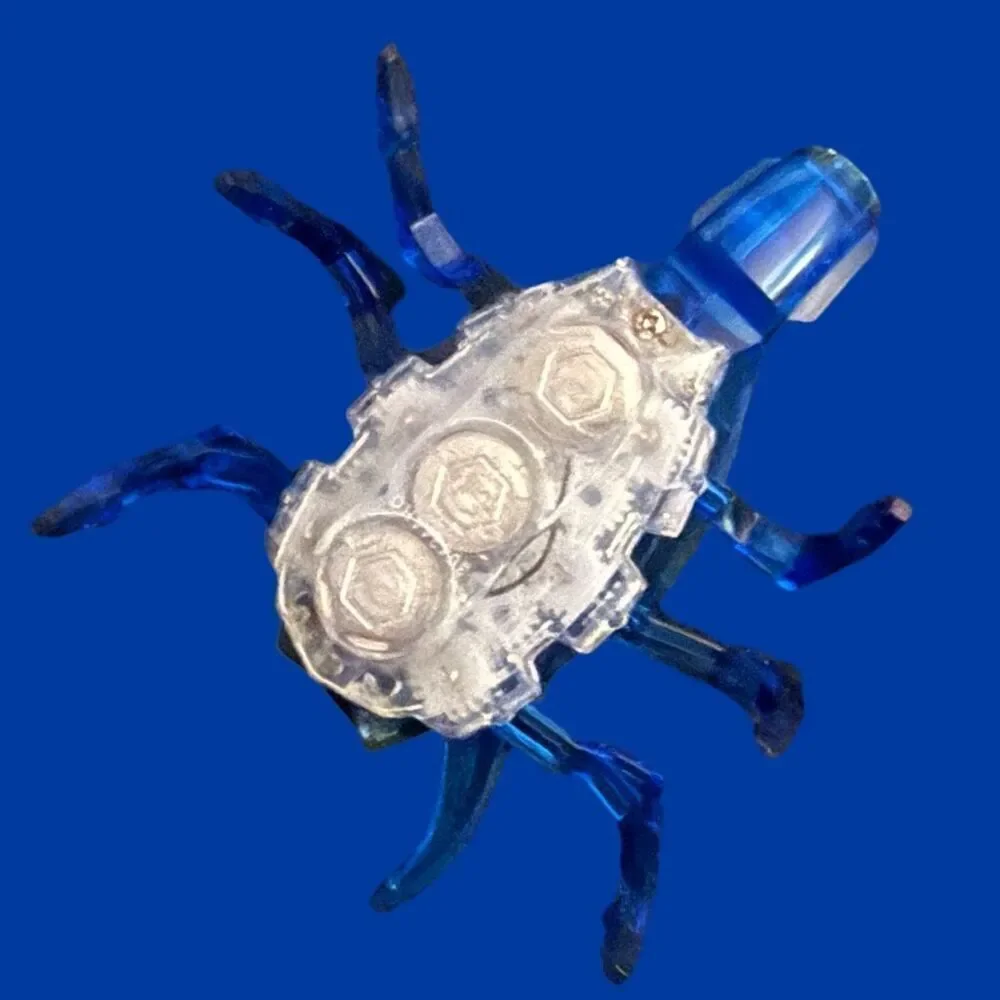 HEXBUG 6 Legged Crystal Blue Scarab Beetle B4